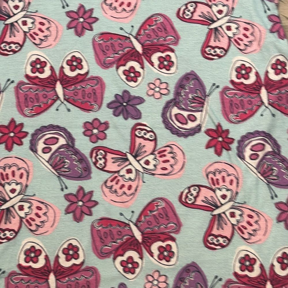 Gymboree Girls Nightgown. Size Small 5-6. Butterfly’s print.​ - Picture 4 of 4